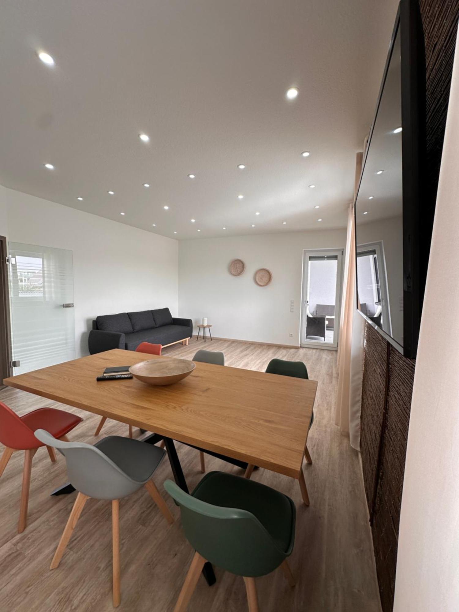 Amao-Obsidian I 120Qm I Elegantes Business- & Familienapartment I 3 Schlafzimmer I Kingsize Betten Schwanau Dış mekan fotoğraf