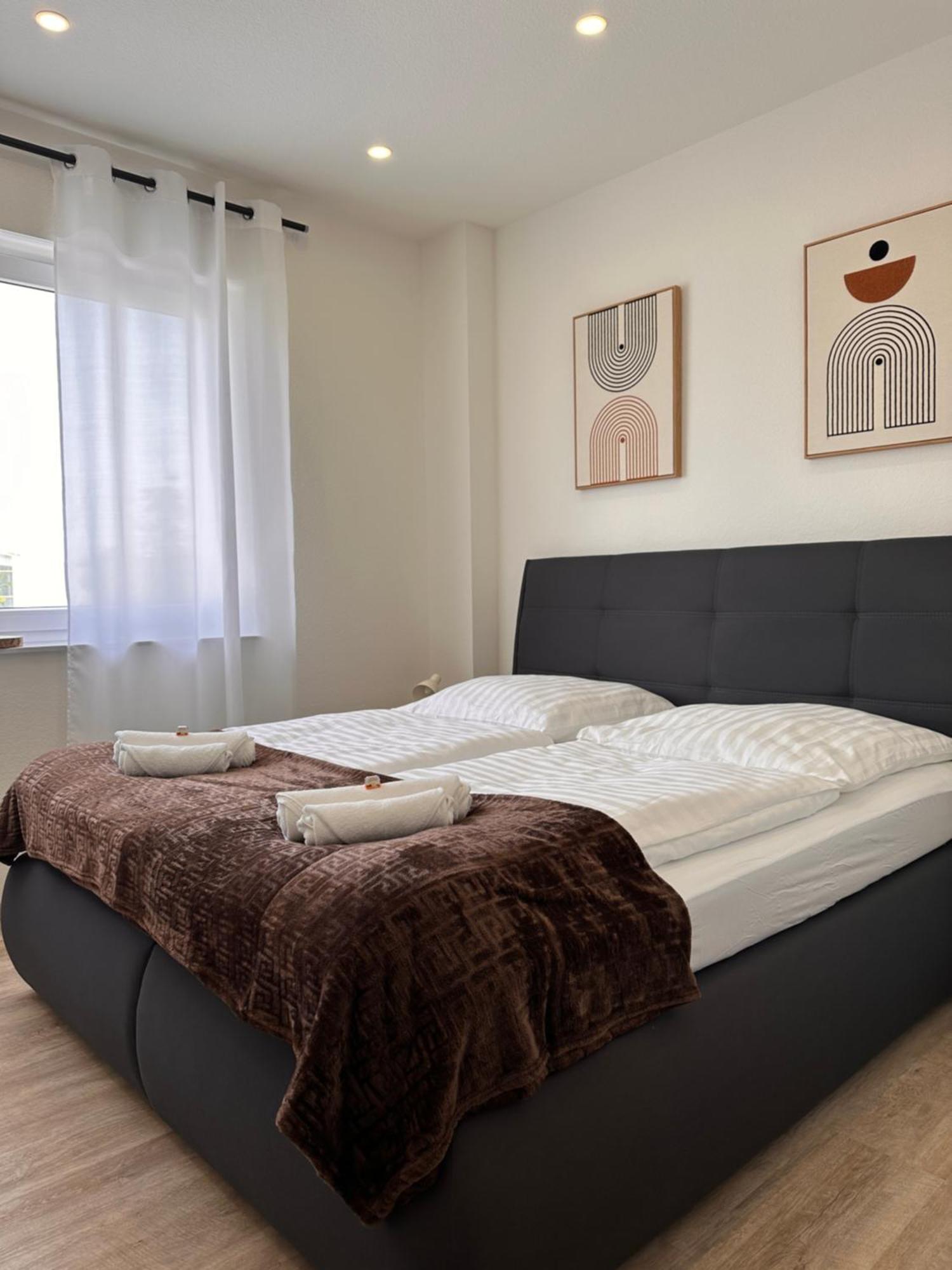 Amao-Obsidian I 120Qm I Elegantes Business- & Familienapartment I 3 Schlafzimmer I Kingsize Betten Schwanau Dış mekan fotoğraf