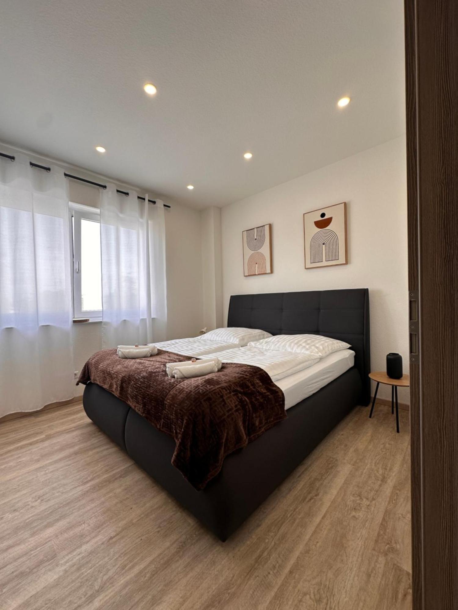 Amao-Obsidian I 120Qm I Elegantes Business- & Familienapartment I 3 Schlafzimmer I Kingsize Betten Schwanau Dış mekan fotoğraf